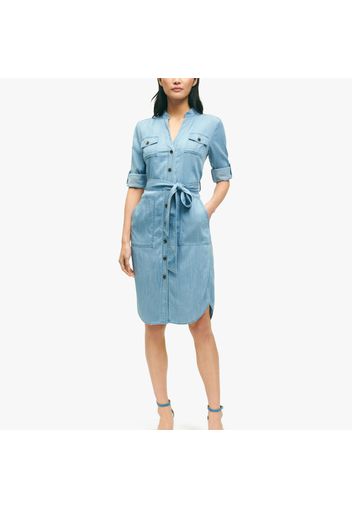 Denim Utility Dress - female Blue 0