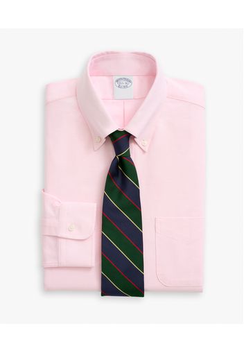 Camicia Rosa Regular Fit Oxford Con Collo Button-down - Uomo Camicie Eleganti Rosa 16h