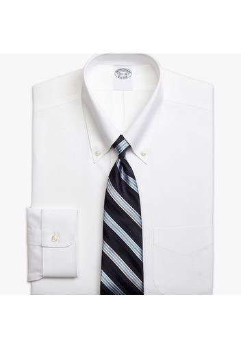 Camicia da smoking in cotone stretch Supima Oxford pinpoint non-iron con colletto button-down - male Bianco 15H