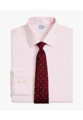 Camicia Rosa Pastello Slim Fit Non-iron In Cotone Stretch Con Collo Ainsley - Uomo Camicie Eleganti Rosa Pastello 16h