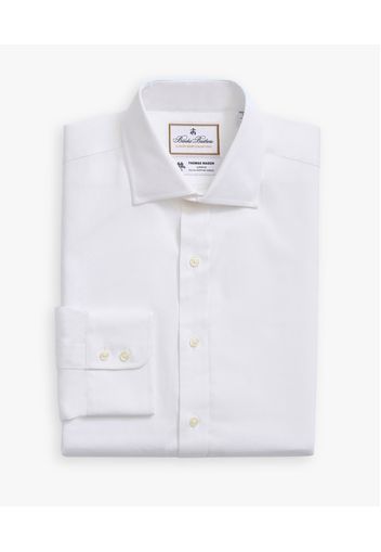 Camicia Bianca Regular Fit  X Thomas Mason In Cotone Con Collo Semi Francese - Uomo Camicie Eleganti Bianco 16h