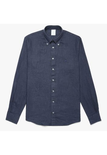 Camicia sportiva Milano Slim-fit in lino - male Navy M