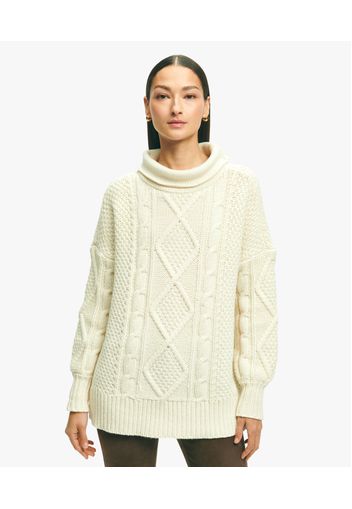 Cream Wool Sweater - Donna Maglieria Cream Xl