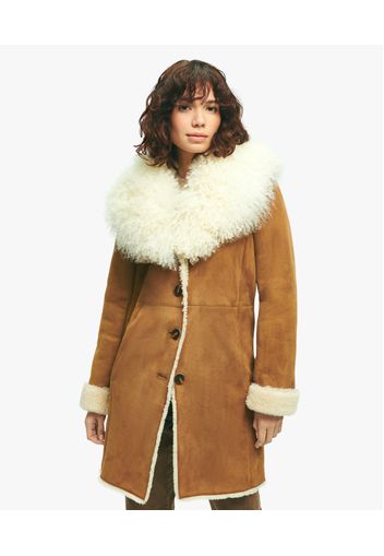 Tan Cotton Coat - Donna Capispalla Casual Tan M