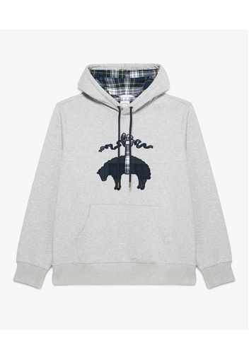 Gray Cotton Sweatshirt - Uomo Maglieria Grey M