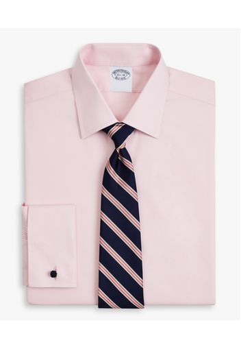 Camicia Non-iron Oxford Pinpoint In Cotone Supima Elasticizzato Rosa Chiaro Con Colletto Ainsley - Uomo Camicie Eleganti Rosa Pastello 17h