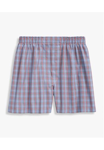 Boxer In Cotone Oxford Azzurro - Uomo Intimo Blu Xl