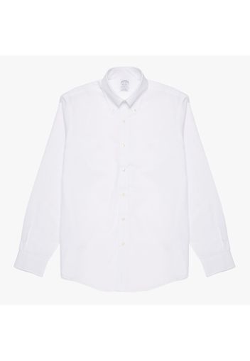 Camicia da smoking in cotone Supima non-iron con colletto button-down - male Bianco 18