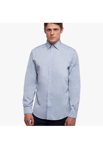 Regent Fit Non-Iron Ainsley Collar Dress Shirt - male Blue 18