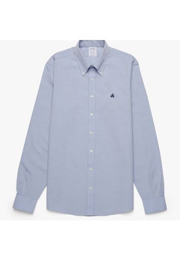 Supima Cotton Non-Iron Button Down Dress Shirt - male Blue 18