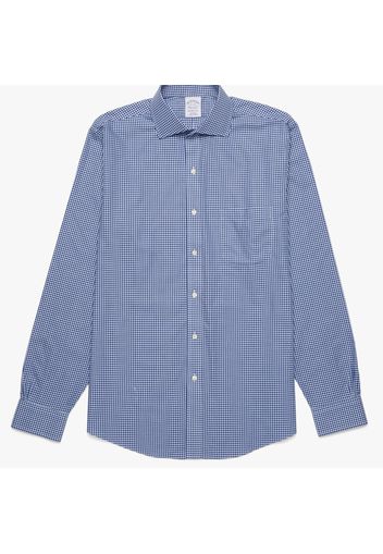 Regent Fit Non-Iron Spread Collar Dress Shirt - male Blue 18
