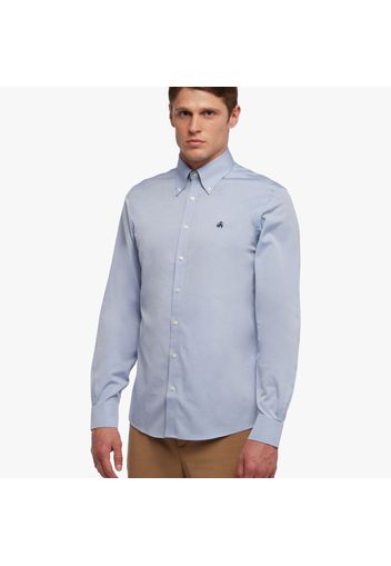 Milano Fit Non-Iron Button Down Dress Shirt - male Blue 16H
