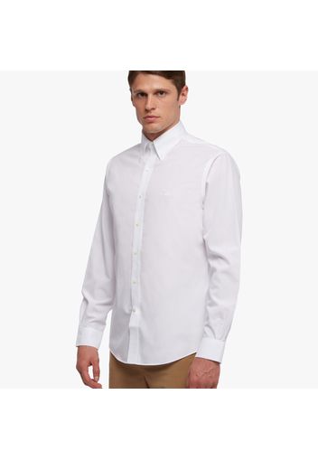 Supima Cotton Non-Iron Button Down Dress Shirt - male White 18