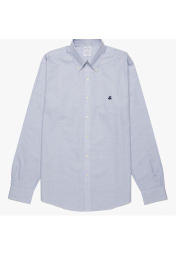 Supima Cotton Non-Iron Button Down Dress Shirt - male Blue 18