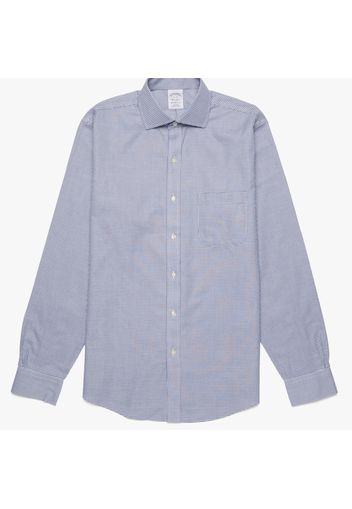 Regent Fit Non-Iron Spread Collar Dress Shirt - male Blue 17H