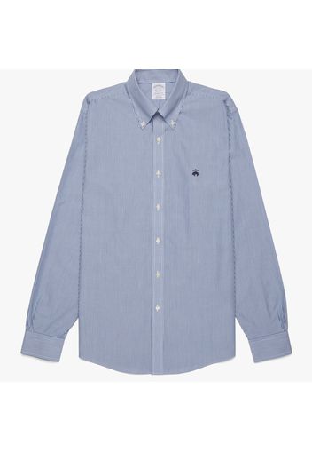 Supima Cotton Non-Iron Button Down Dress Shirt - male Blue 18