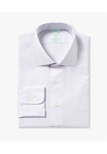 Pastel Purple Slim-fit Non-iron Stretch Cotton Shirt With English Spread Collar - Uomo Camicie Eleganti Pastel Purple 16