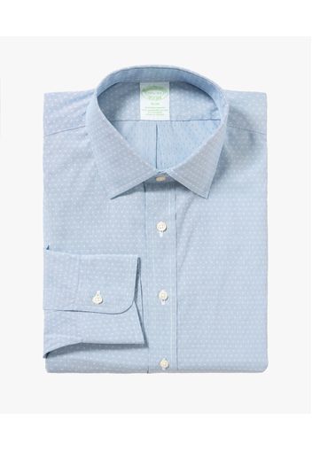 Light Blue Slim-fit Non-iron Stretch Cotton Dress Shirt With Ainsley Collar - Uomo Camicie Eleganti Open Blue 15