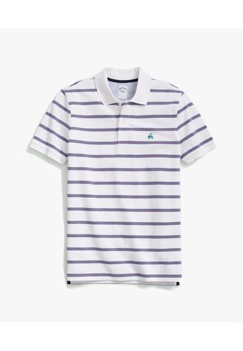 Polo Bianca A Righe Golden Fleece In Cotone - Uomo Polo Bianco Xxl