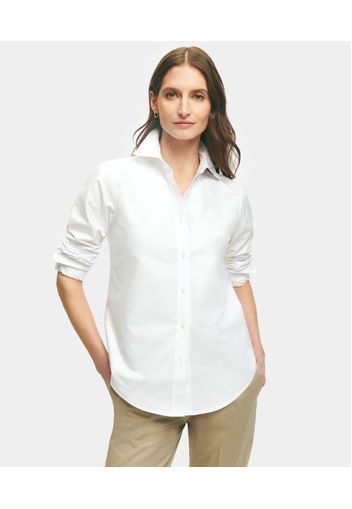 Classic Fit Oxford Button-down Shirt - Donna Camicie E T-shirt White 6