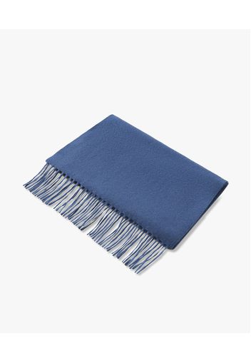 Denim-blue Wool-cashmere-blend Scarf - Uomo Sciarpe Denim One Size