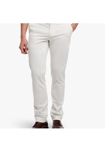 Pantalone chino in cotone elasticizzato - male Bianco 30