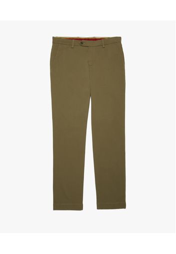 Stretch Cotton Chinos - Male Casual Bottoms Military 31