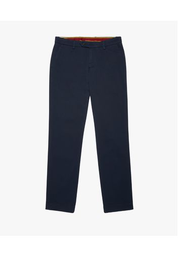 Stretch Cotton Chinos - Male Casual Bottoms Navy 36