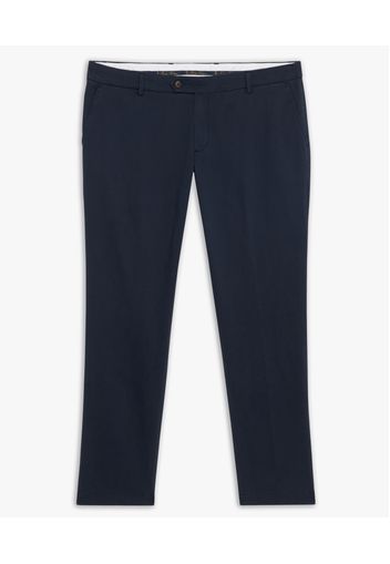 Navy Cotton Chinos - Uomo Pantaloni Casual Navy 33