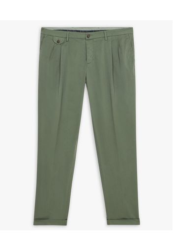 Military Cotton Chinos - Uomo Pantaloni Casual Military 30