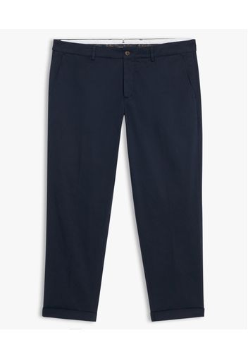 Navy Cotton Chinos - Uomo Pantaloni Casual Navy 30