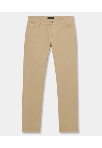 Regular Fit Five-pocket Pants - Uomo Pantaloni Casual Beige 40