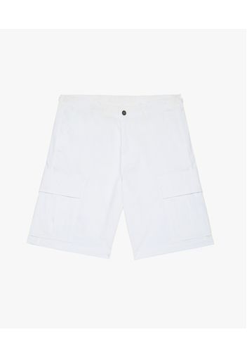 Stretch Cotton Cargo Shorts - Male Shorts And Sweatpants White 32