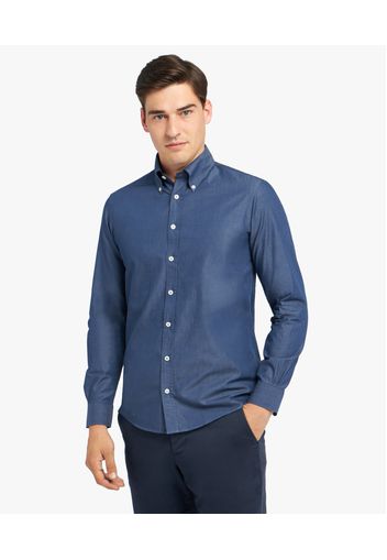 Name - Uomo Camicie Sportive Blue Xxl