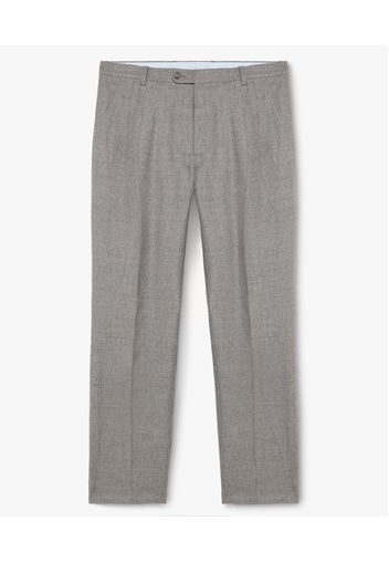 Light Grey Stetch Wool-virgin-wool-blend Pants - Uomo Pantaloni Light Grey 38