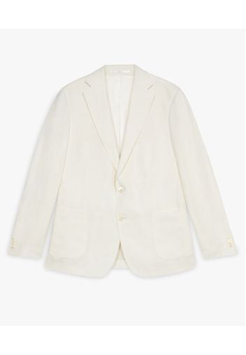 White Linen Blazer - Uomo Giacche E Blazer White 48