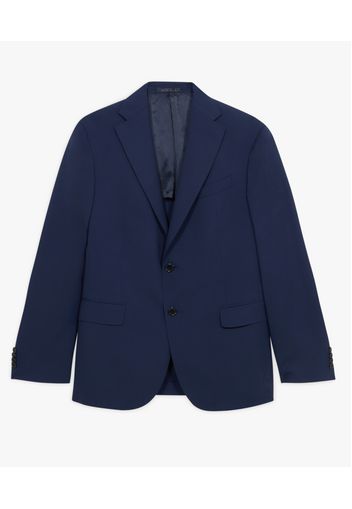 Navy Stretch Virgin Wool Blazer - Uomo Giacche E Blazer Navy 40