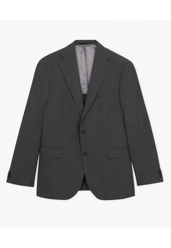 Grey Stretch Virgin Wool Blazer - Uomo Giacche E Blazer Medium Grey 42
