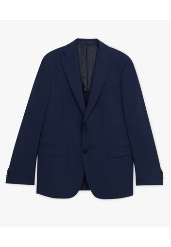 Navy Stretch Virgin Wool Blazer - Uomo Giacche E Blazer Navy 42