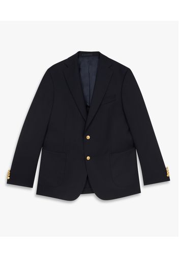 Navy Virgin Wool Blazer - Uomo Giacche E Blazer Navy 50