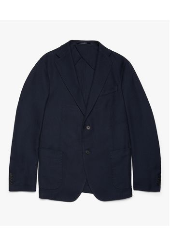 Cotton-blend Jacket - Male Jackets And Blazers Navy 44