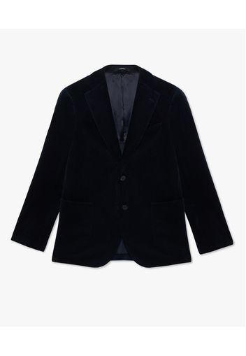 Navy Stretch Cotton Corduroy Jacket - Uomo Giacche E Blazer Navy 46