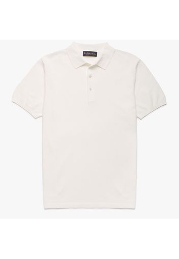 Camicia polo in cotone - male Bianco S