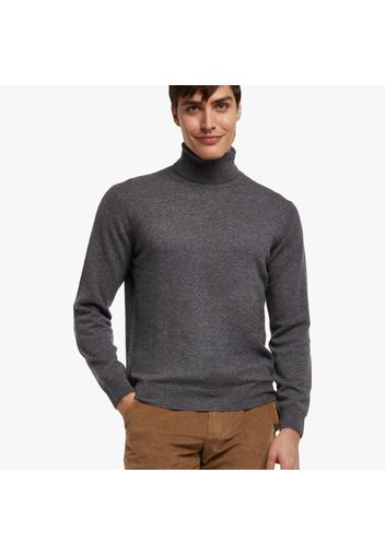 Maglione dolcevita in lana e cachemire - male Grigio medio XS