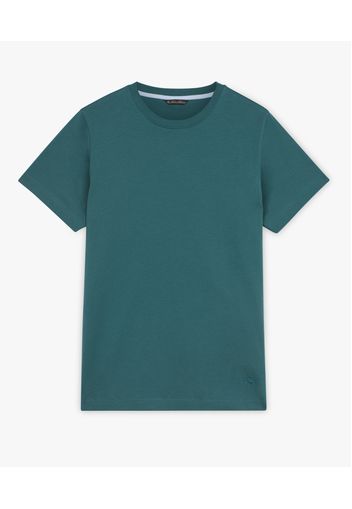 Green Cotton Crewneck T-shirt - Uomo T-shirt Green Xxl