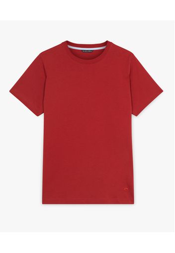 Red Cotton Crewneck T-shirt - Uomo T-shirt Red L
