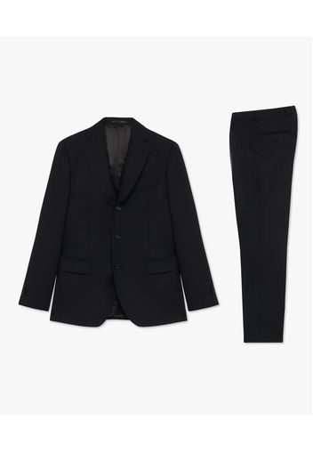 Black Virgin-wool Suit - Uomo Abiti Black 48