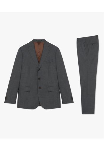Grey Virgin-wool Suit - Uomo Abiti Medium Grey 42
