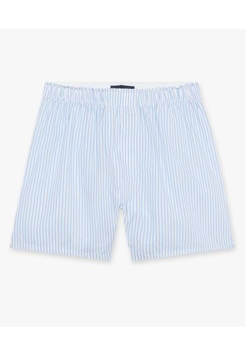 Light Blue Striped Cotton Boxers - Uomo Intimo Light Blue Xl