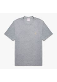 T-shirt classica a maniche corte in cotone - male Grigio L